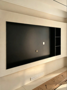 BEIQIVI | Tủ TV Recessed Bằng Thép Không Gỉ Treo Tường