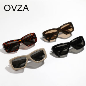 แว่นกันแดดแฟชั่นขนาดใหญ่ของ OVZA สำหรับผู้ชาย S7027 - แว่นกันแดดที่ช่วยป้องกันแสง UV ผู้หญิงสไตล์ Y2K