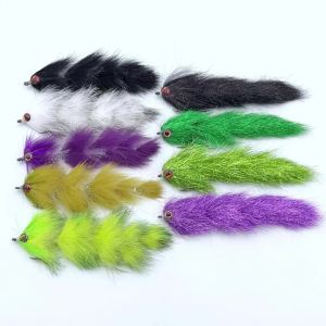 4.13" #1/0 Finesse Changer Articulated Fish Spine Streamer Fly Big Game Baitfish Trout Bass Pike Tarpon Musky Fishing Lure Baits