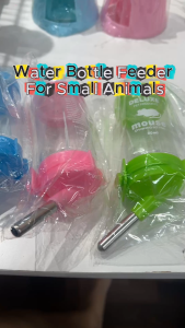 Small Animal Water Feeder Bottle Hamster Rabbit Guinea Pig Bird Pet 80ML 125ML 250ML Botol Minum Haiwan Kecil Burung Arnab