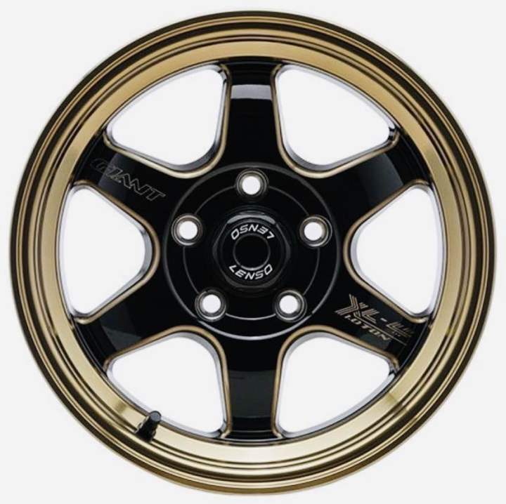 แม็กบรรทุก ขอบ15 LENSO GIANT-4 15X7.5 ET+20 5H114.3 CB60 สีดำขอบทอง🇹🇭 ...