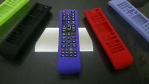 Samsung Case Pelindung Remote TV Bahan Silikon Anti Slip Shockproof Cover Pelindung Remote Control TV Untuk Samsung BN59 AA59 AA59-00602A