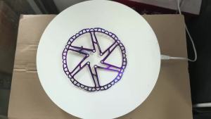 Fouriers | FOURIERS 160/180/203mm Road Bicycle Disc Brake Rotor 6 Bolt Ti-Coating Hydraulic Disc Brake Rotors