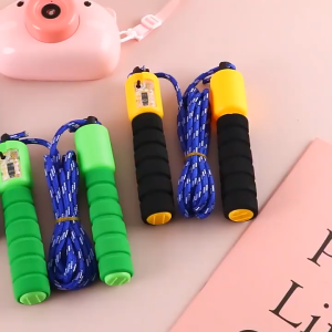 Electronic counter jumping rope/jump roperopesadjustable jumping/skipping ropetoysfast speed countingsportexerciseindooroutdoorBINLU