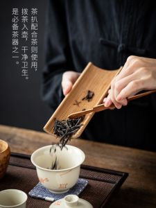 Chinese Style Retro Bamboo Tea Pick Bamboo Tea Pin Tea Spoon Tong Spout Tea Needle Pure Handmade Tea Awl Tea Tong Tea Ceremony Six Items