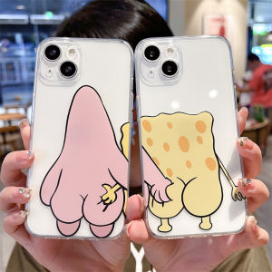 Ốp Lưng iPhone 14 Hình SpongeBob SquarePants Và Patrick Star Toàn Diện Chống Rơi Chống Sốc Trong Suốt Mềm Mại Bảo Vệ Toàn Diện
