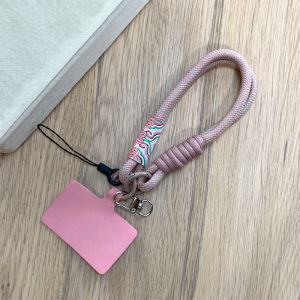 Woven Mobile Phone Lanyard Short Rope Handheld Carabiner Phone Case Anti-Loss Pendant Earphone USB Flash Drive Decoration Chain Rope