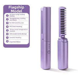 Curling and Straightening Iron Negative Ion Protection Long-lasting Hold