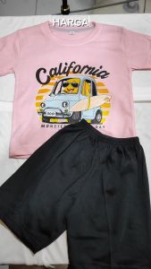 Baju Kaos Distro Harian Setelan Anak Laki Laki Motif Car Track Builder Keren 1 - 10 Tahun - Code8.id