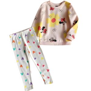 Disney Minnie Mouse Tracksuit: Soft Cotton Baby Clothing for Girls 0-36 Months