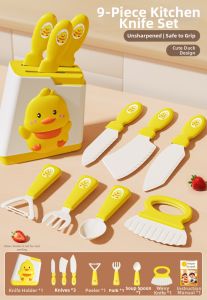 WANWEIMAN | Realistic Safe Cutting Childrens Kitchen Toy Set