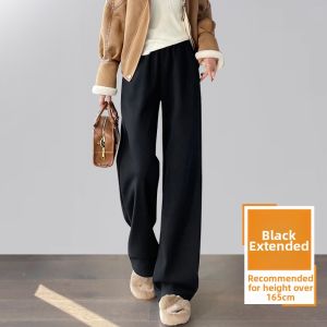 Thickened Fluffy Loose Trousers