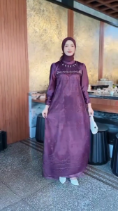 COD Rianti Dress Velvet apk Brokat Payet Dress Wanita Terbaru 2025 Kekinian Dress Untuk Kondangan
