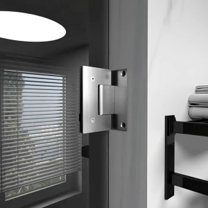 Bản Lề Cabin VVP chất liệu inox 304 90 độ Độ Kẹp Giá Đỡ Cửa Kính Bản Lề Cửa Kính Không Khung Gắn Tường 8-12mm