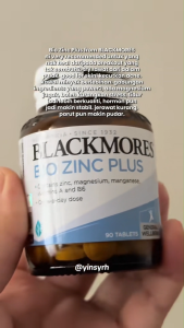 BLACKMORES BIO ZINC PLUS TABLET 90S - For Skin Hair Nails Immunity Support & More Skin Health Supplement Boost Health