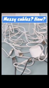 Data Cable Storage Box Cable Management Storage 数据线收纳盒