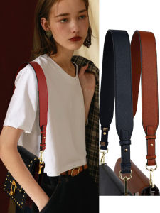 สายกระเป๋าสะพายข้างสีดําและสีน้ําตาลพร้อมดีไซน์ประกบโดย Yu Cheng สายรัดทดแทนสําหรับใต้วงแขนกระเป๋าสะพายไหล่เดี่ยว