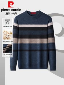 Pierre Cardin | Áo Sweater Len Thuần 100% Cho Nam Trung Niên