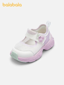 balabala Children Shoes Baby Toddler Walking Shoes Kids Sports Sandals Infant Shoes Low-Cut 2025 Summer New Mesh