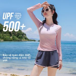 XTEP | Bộ Bikini Dài Tay Thời Trang Màu Gradient Giảm Cân 2025