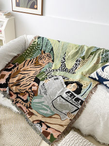 MANYUE HOME | Scandinavian Vintage Style Sofa Cover