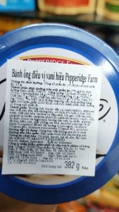 Date 06/26 Bánh Quế PEPPERIDGE FARM 382g - vani