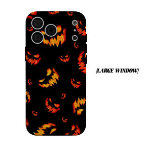 BILIBILI | Glow Pumpkin Phone Case for iPhone 18 17 16 15 14 13 12 11 Air Pro Max Plus Double-layer Cover
