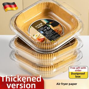 NAIFUNA | Air Fryer Paper Pad Square Food Grade Oil Absorbent Liner