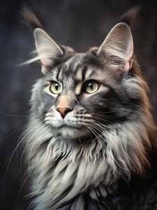 KAYOU | New Maine Coon DIY Diamond Painting Kit Big Cats Portrait Diamond Embroidery Mosaic Oil Painting Hand Gift Home Decor