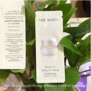 [Công Ty] Kem Dưỡng Sáng Da THE WHOO Gong Jin Hyang Brightening Power Cream Gói 1ml Date 2028