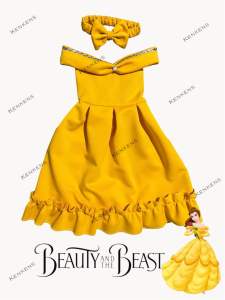 Beauty and the beast PRINCESS BELLE DRESS For baby