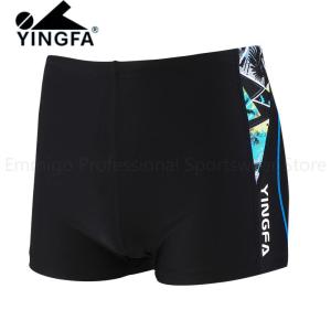 Yingfa bơi boxer người đàn ông Đen nhanh khô đồ bơi thể thao cậu bé độ co giãn cao 3XL mens Quần bơi
