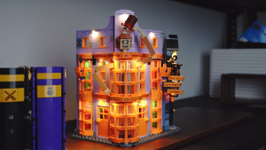 BELA Harry Potter Diagon Alley: Weasleys Wizard Wheezes 76422 | Magical Shop Brick Toy | Creative Building Set for Harry Potter Fans