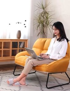 Lazy person sofa bedroom double person small sofa small apartment simple and economical dormitory tatami backrest chair