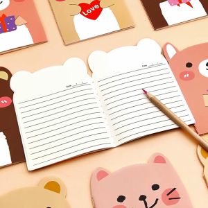 MOMO Cartoon Cute Bear Notepad 16Sheets Notebook School Office Supplies Stationery