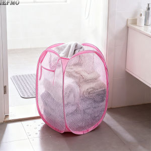 Large Collapsible Laundry Basket with Sturdy Frame Foldable Hamper for Clothes Toys Storage Multi-Purpose Organizer for Home Use