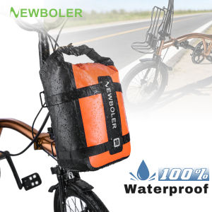 NEWBOLER Metal Front Rack for 10L Brompton Bike Bag Front Lightweight Shelf Luggage Rack Bicycle Accessories