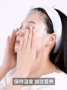 100 Pcs Disposable Facial Mask Preservative Film保湿一次性保鲜膜面膜贴美容院专用透明塑料脸面部灌肤套装水疗面