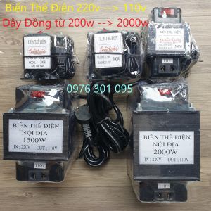 BIẾN THẾ ĐỔI ĐIỆN 220V RA 110V