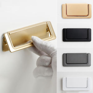 Concealed Buckle Drawer Cabinet Handle Invisible Cabinet Door Drawer Flat Flush Pull Hidden Hook Hidden Cabinet Wardrobe Door Handle