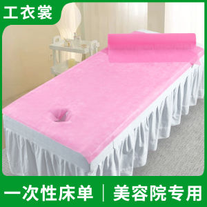 Waterproof Oil-resistant Disposable Bed Sheet Roll Thick Non-woven Pad Massage Bed with Hole for Beauty Salon Adult Use