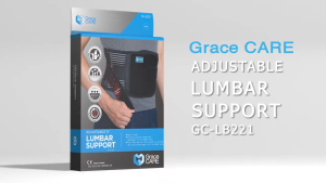Đai hỗ trợ bảo vệ lưng cột sống thành phần có sợi than tre cao cấp (bản cao ~23cm) Grace Care LB221