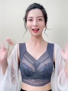 E45 เสื้อในสปอร์ตบรา ผ้าเรยอน ระบายอากาศ ไร้รอยต่อ ป้องกันการหย่อนคล้อยเสื้อในไซล์ใหญ่ สําหรับผู้หญิง