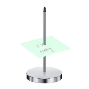 Silver Metal Menu Holder Paper Spear Ticket Fork for Kitchen Desk