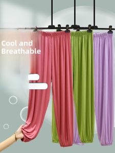 High Waist Long Modal Sports Pants Womens Casual Thin Home Sleepwear Trousers Loose Fit Comfortable Autumn Season Outerwear