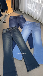 Highwaist Cutbray Jeans Retro 114 - Celana Jeans Cutbray Premium