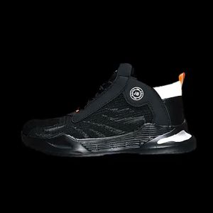 HL MALL SAFETY SHOES Lightweight Comfortable Non Slip Breathable Work Shoes - 780 (BLACK/RED/ORANGE) / G1901 (BLACK)