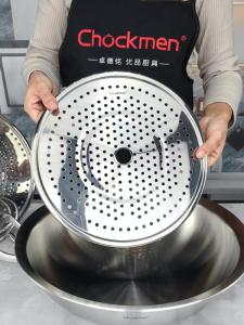 18/10 Stainless Steel Vegetable Steamer 28-30cm