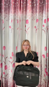 Cặp văn phòng chống sốc laptop 15"6 - 17 INCH đeo chéo đeo vai 4 kiểu phong cách mới GF4 Shalla {HÌNH THẬT}