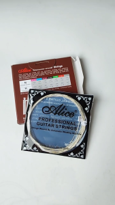 Classical Guitar Strings Silver-plated Copper Wound Transparent Nylon 6 string Alice AC108